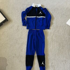 Brand New with Box “little boy” size 4-5 Jordan tracksuit.